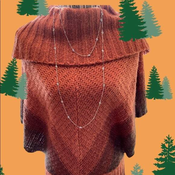 Bamboo Traders Sweaters - Bamboo Traders Orange/Brown Sweater size Sm